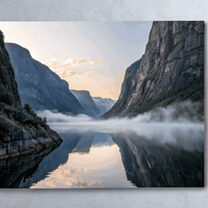 Fjord Majesty – Captivating Icelandic Landscape Print